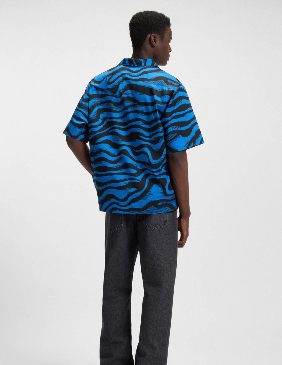Camisa casual de algodón manga corta para hombre 5