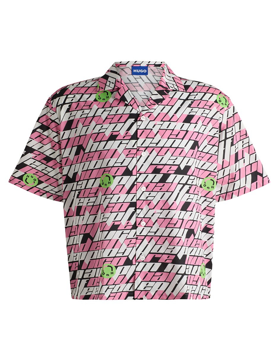 Camisa casual de algodón manga corta para hombre 5