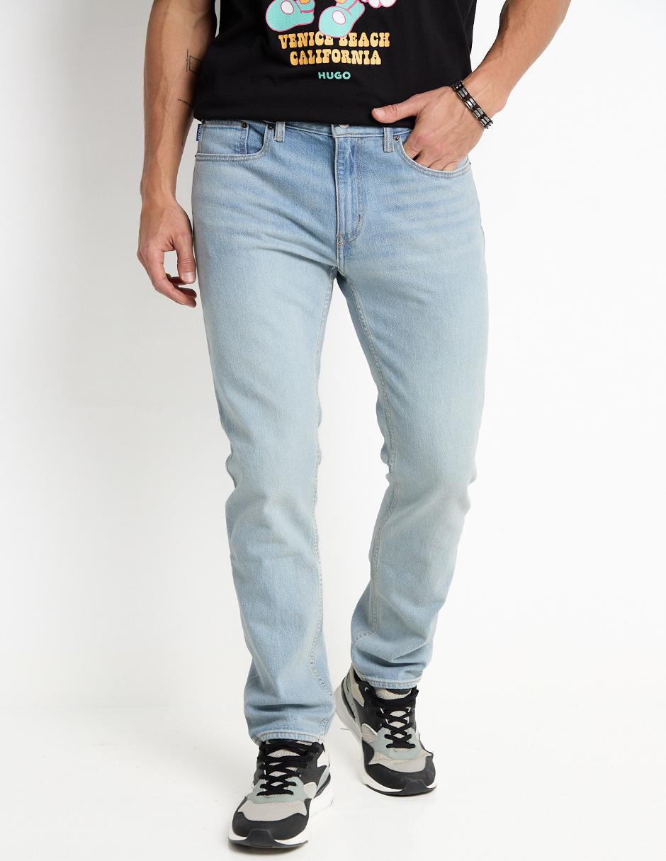 Jeans slim Hugo Blue lavado claro para hombre Liverpool