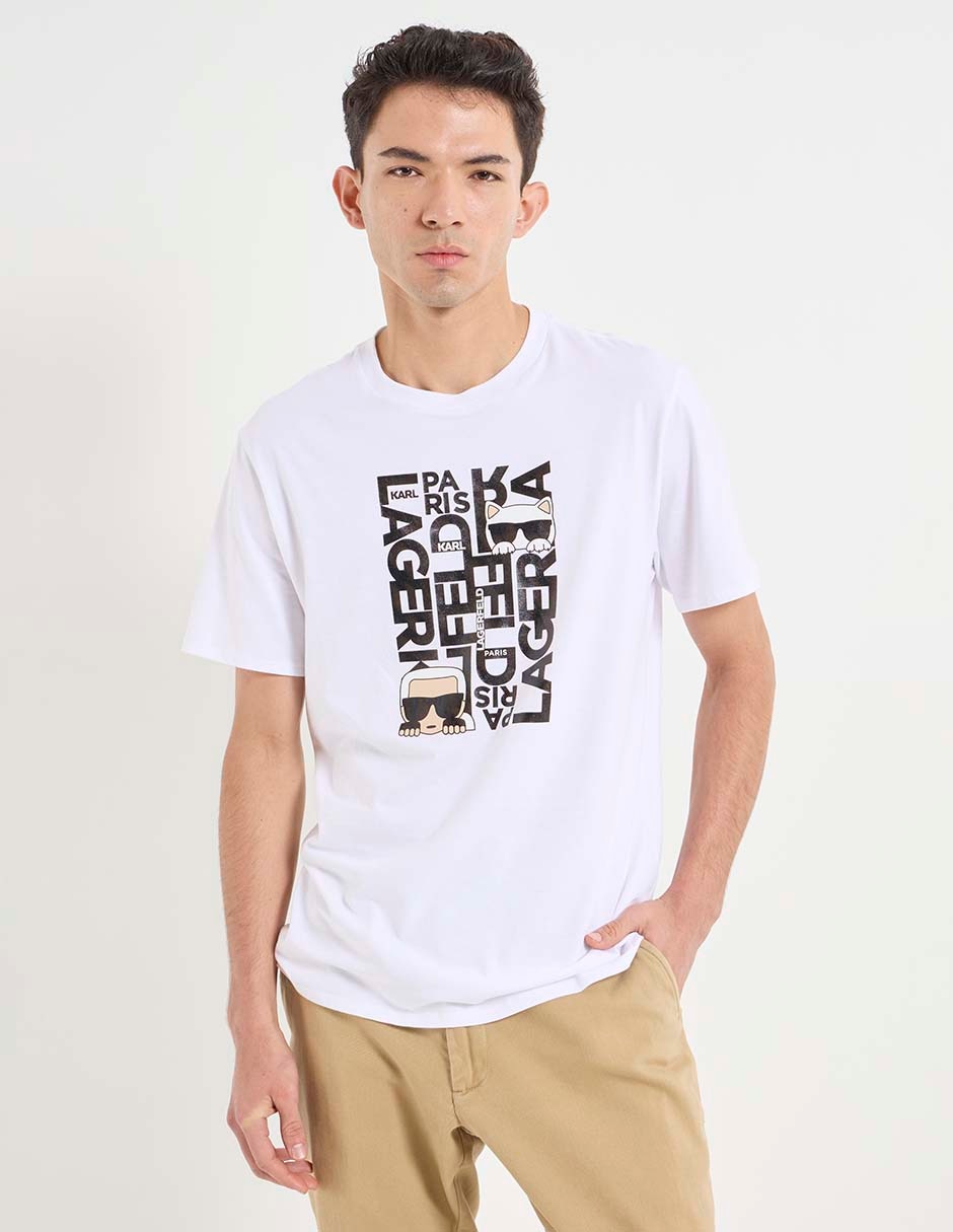 Playera cuello redondo para hombre