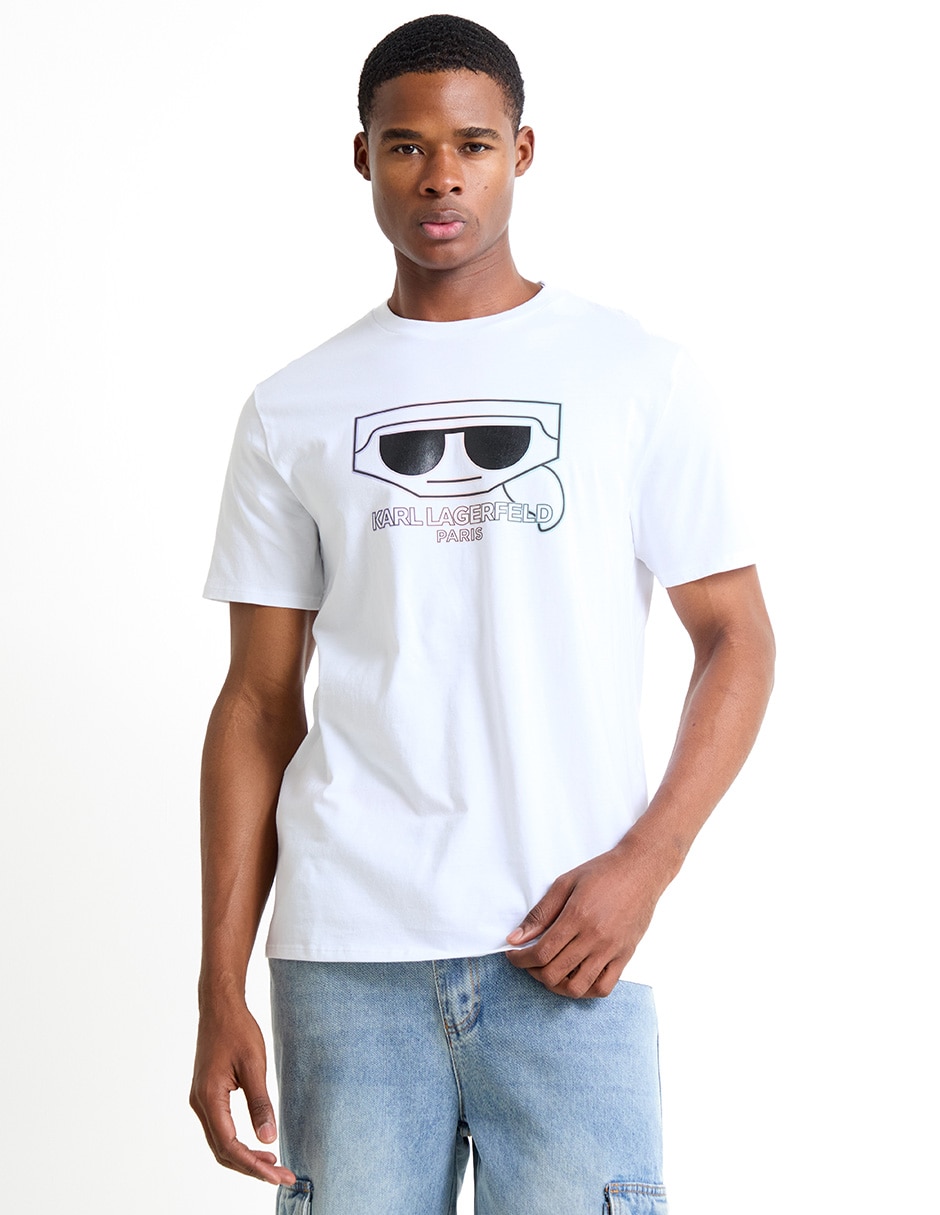 Playera cuello redondo para hombre