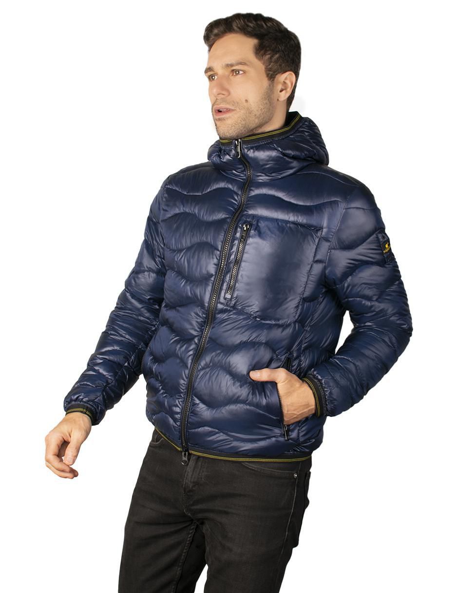 Chamarra acolchada capitonada para hombre 2