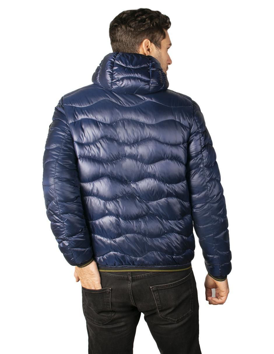 Chamarra acolchada capitonada para hombre 5