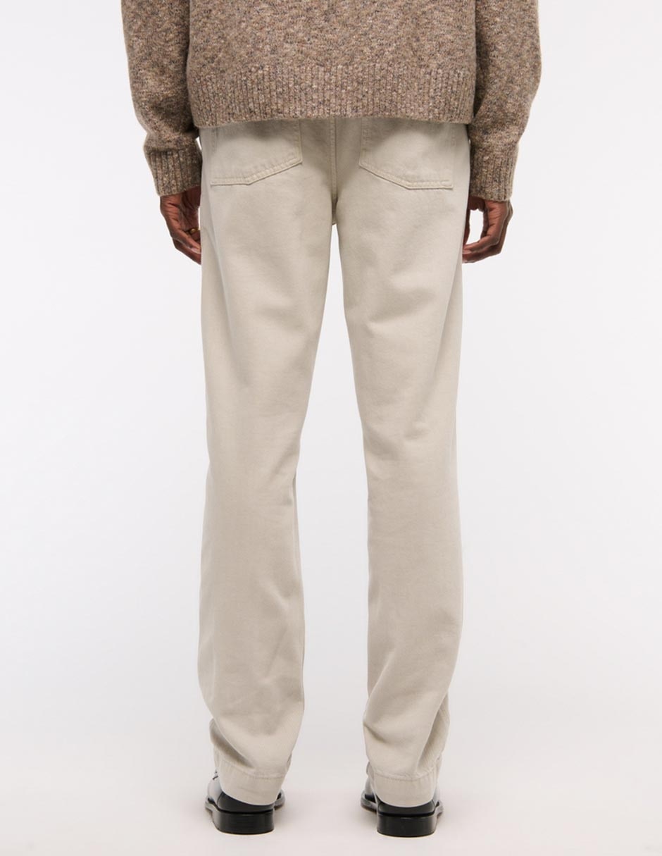 Pantalón recto de algodón para hombre 5