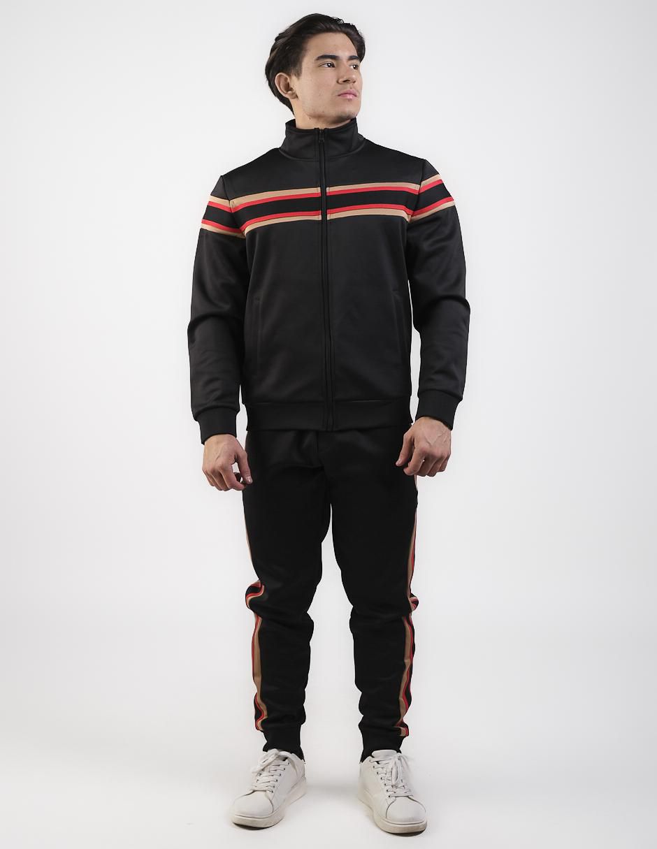 Conjunto deportivo regular con elástico para hombre 4
