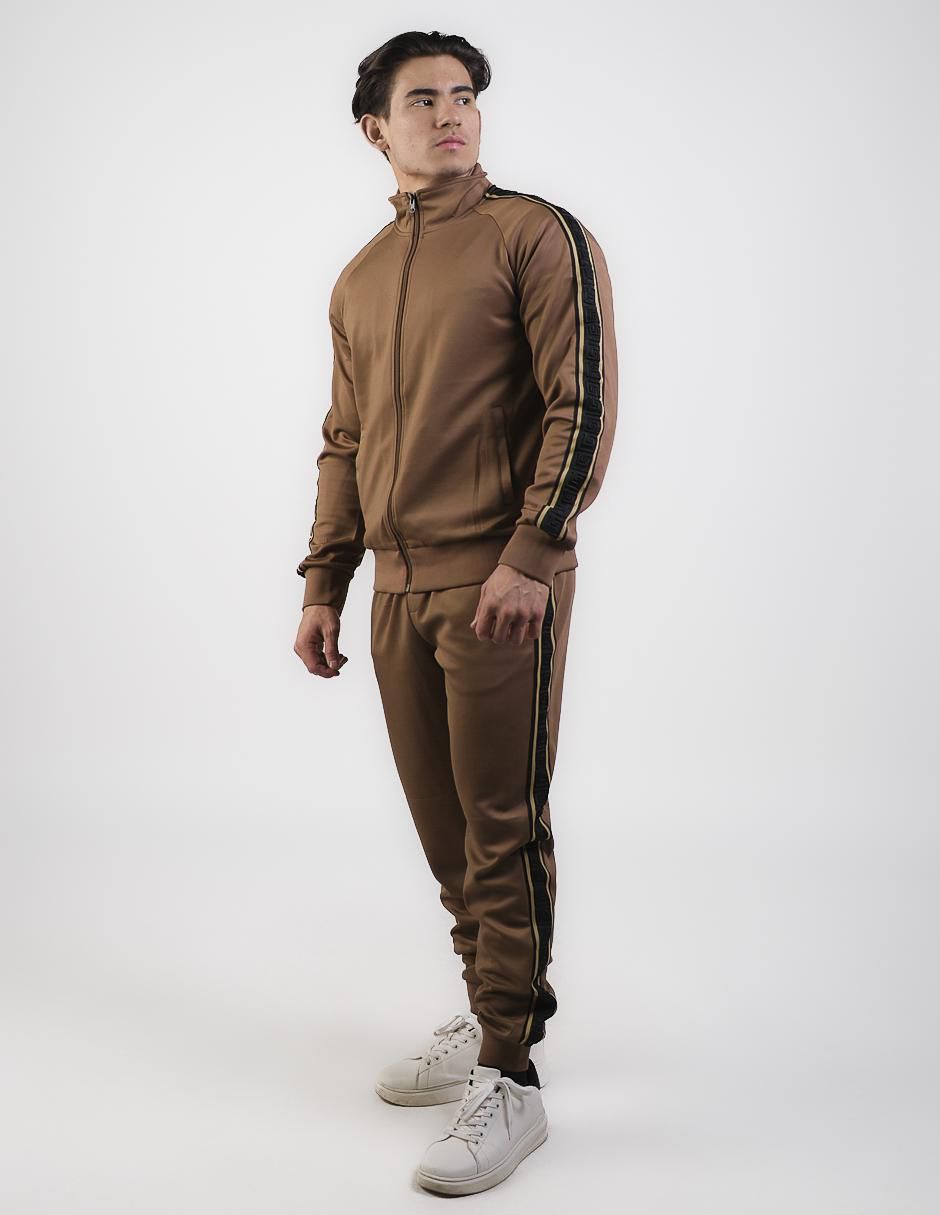 Conjunto deportivo regular con elástico para hombre Conjunto deportivo regular con elástico para hombre
