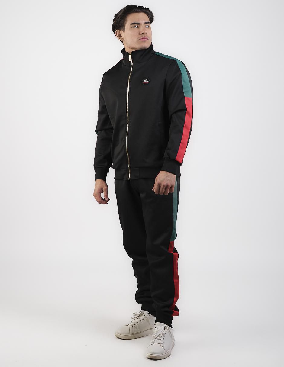 Conjunto deportivo regular con elástico para hombre Conjunto deportivo regular con elástico para hombre
