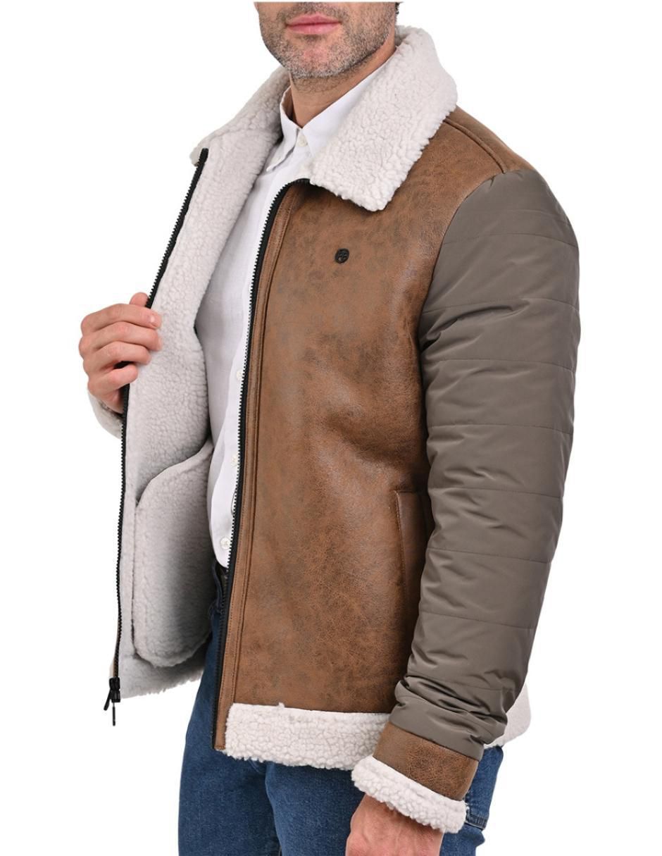 Chamarra casual con bolsillos para hombre 3