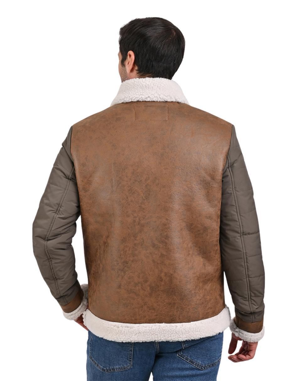Chamarra casual con bolsillos para hombre 6