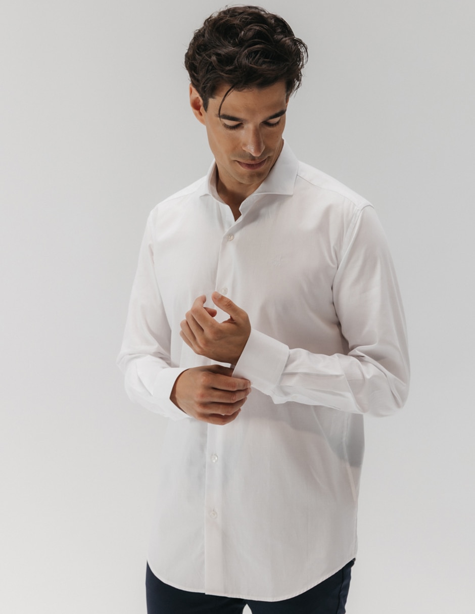 Camisa casual manga larga para hombre 2