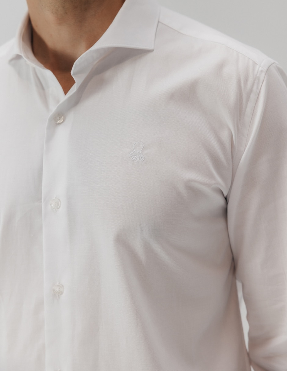 Camisa casual manga larga para hombre 6