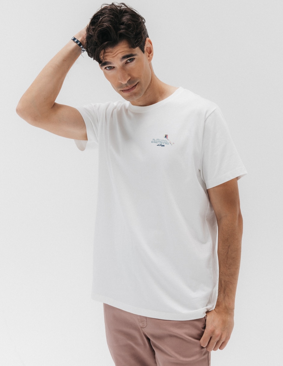 Playera cuello redondo para hombre