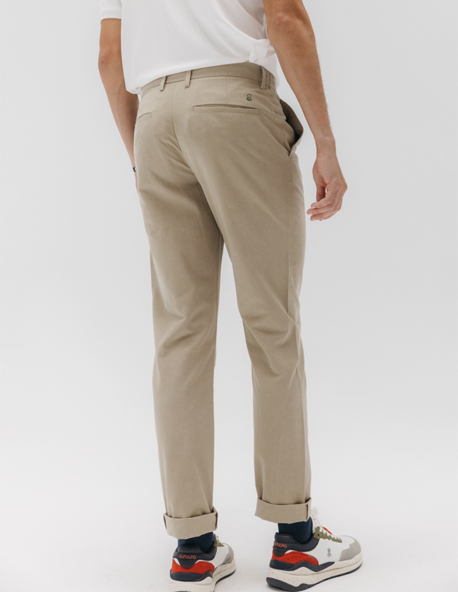 Pantalón chino recto para hombre 2