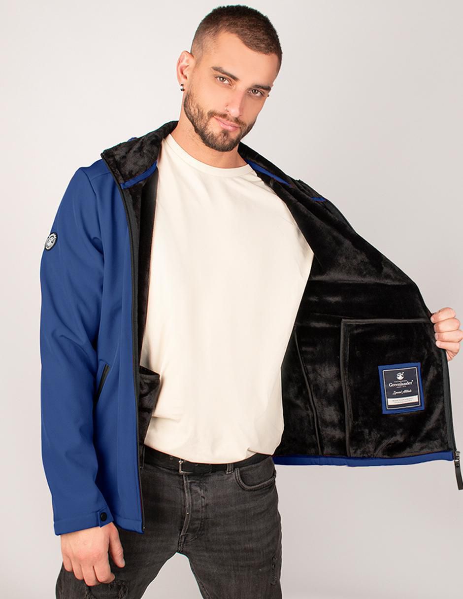Chamarra casual con capucha para hombre 2