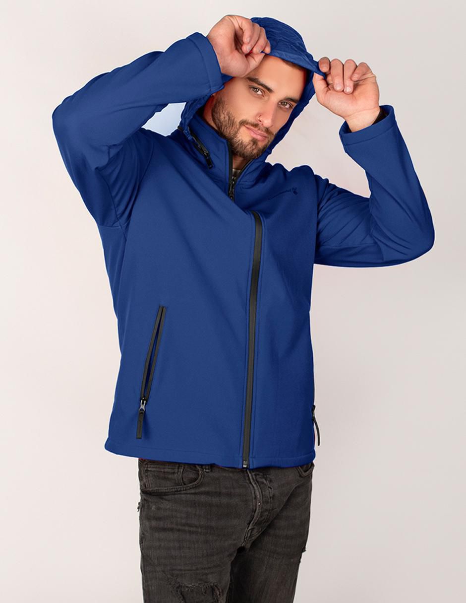 Chamarra casual con capucha para hombre 4