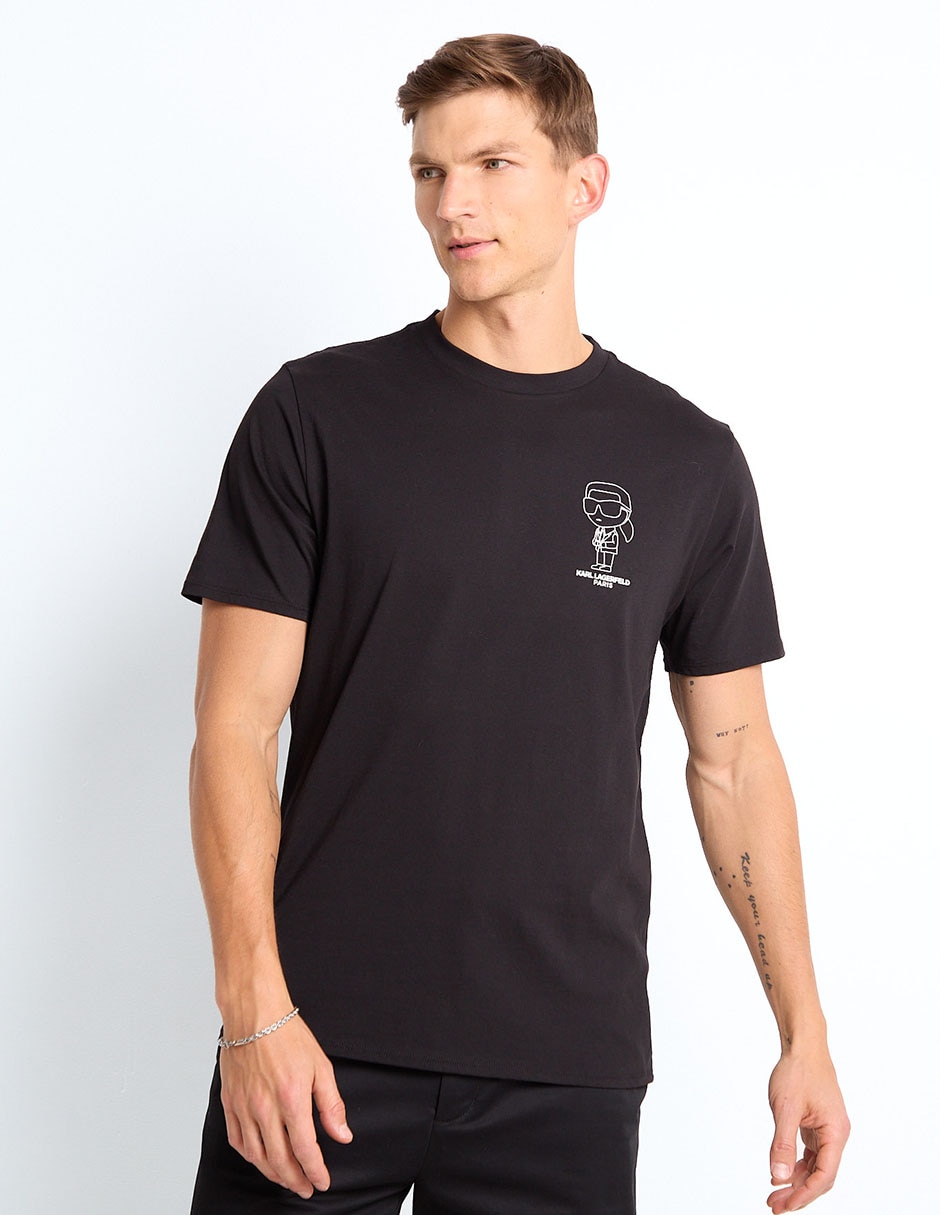 Playera cuello redondo para hombre 1