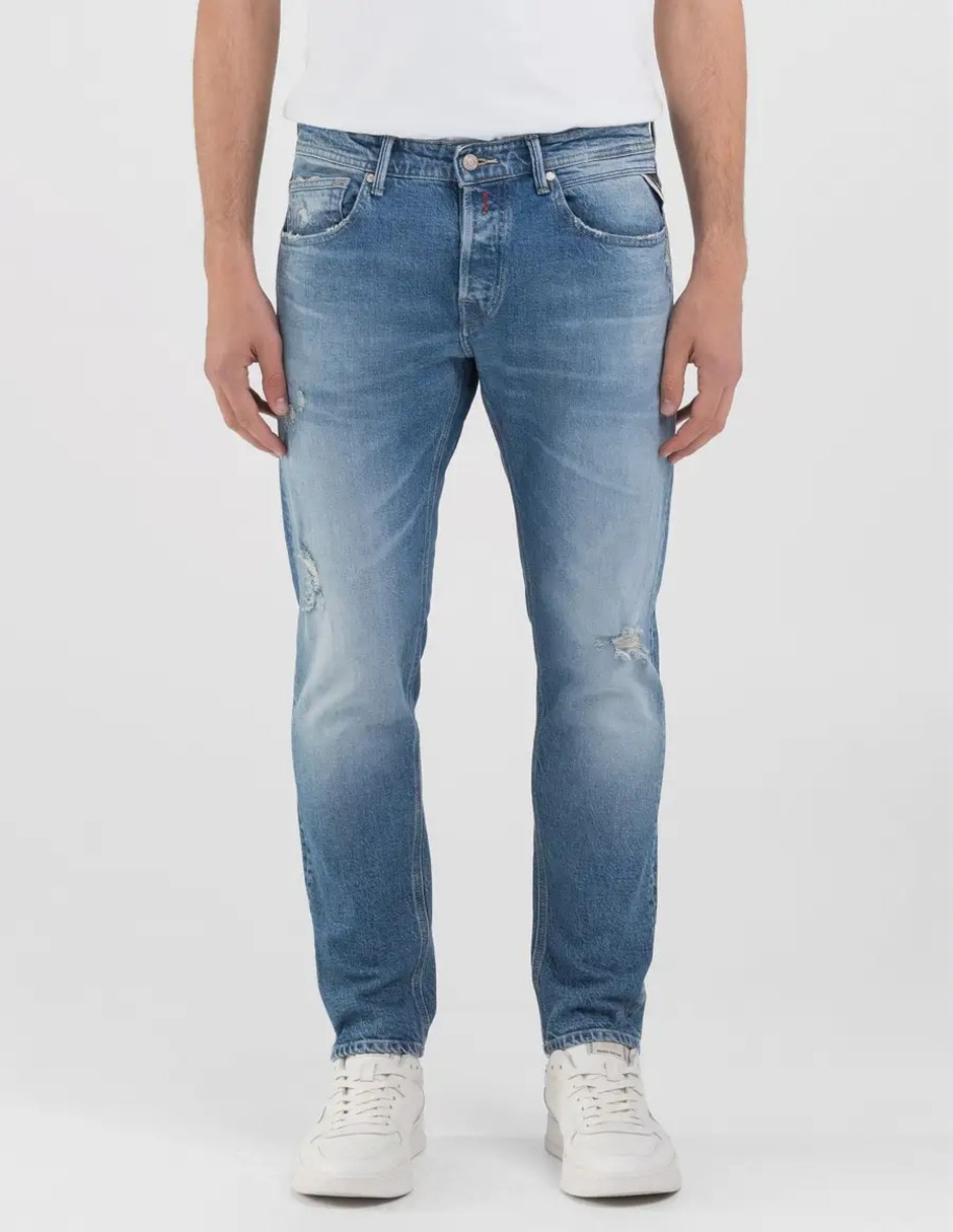 Jeans regular slim M1008.000.M3DF642-009 para hombre
