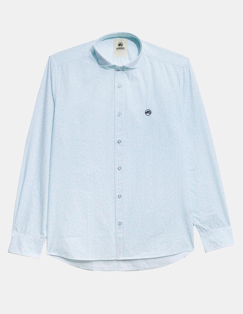 Camisa casual manga larga para hombre 5