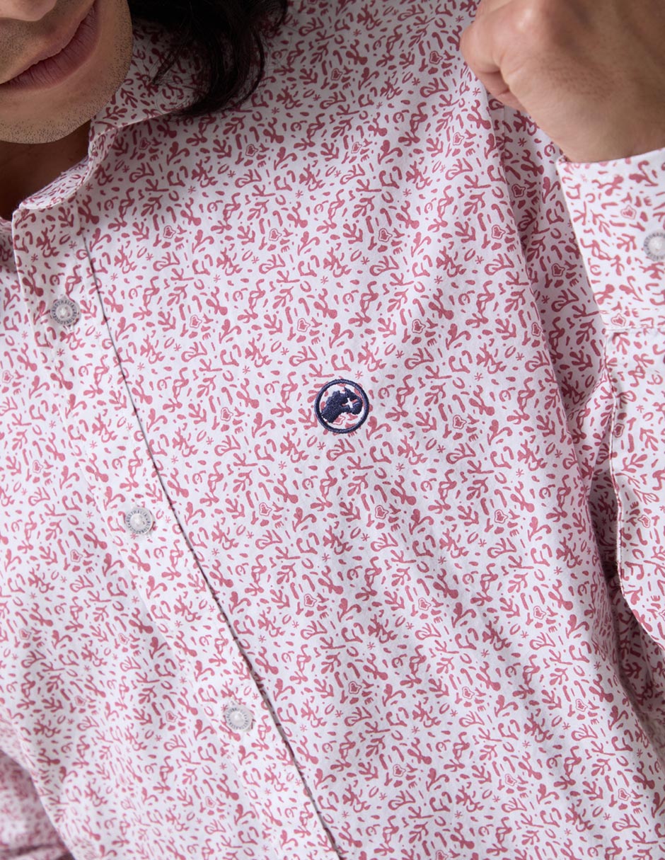 Camisa casual manga larga para hombre 4