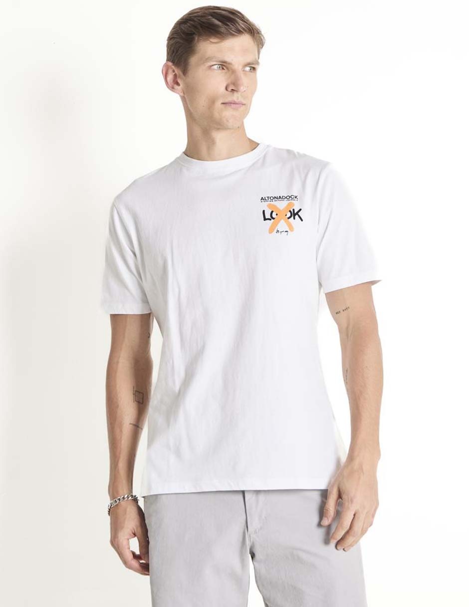 Playera cuello redondo para hombre