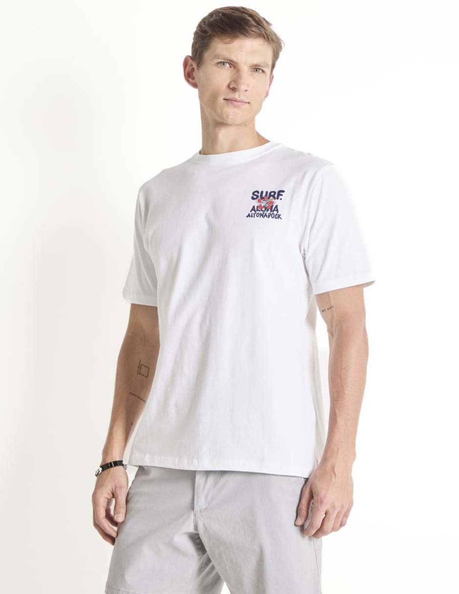 Playera cuello redondo para hombre