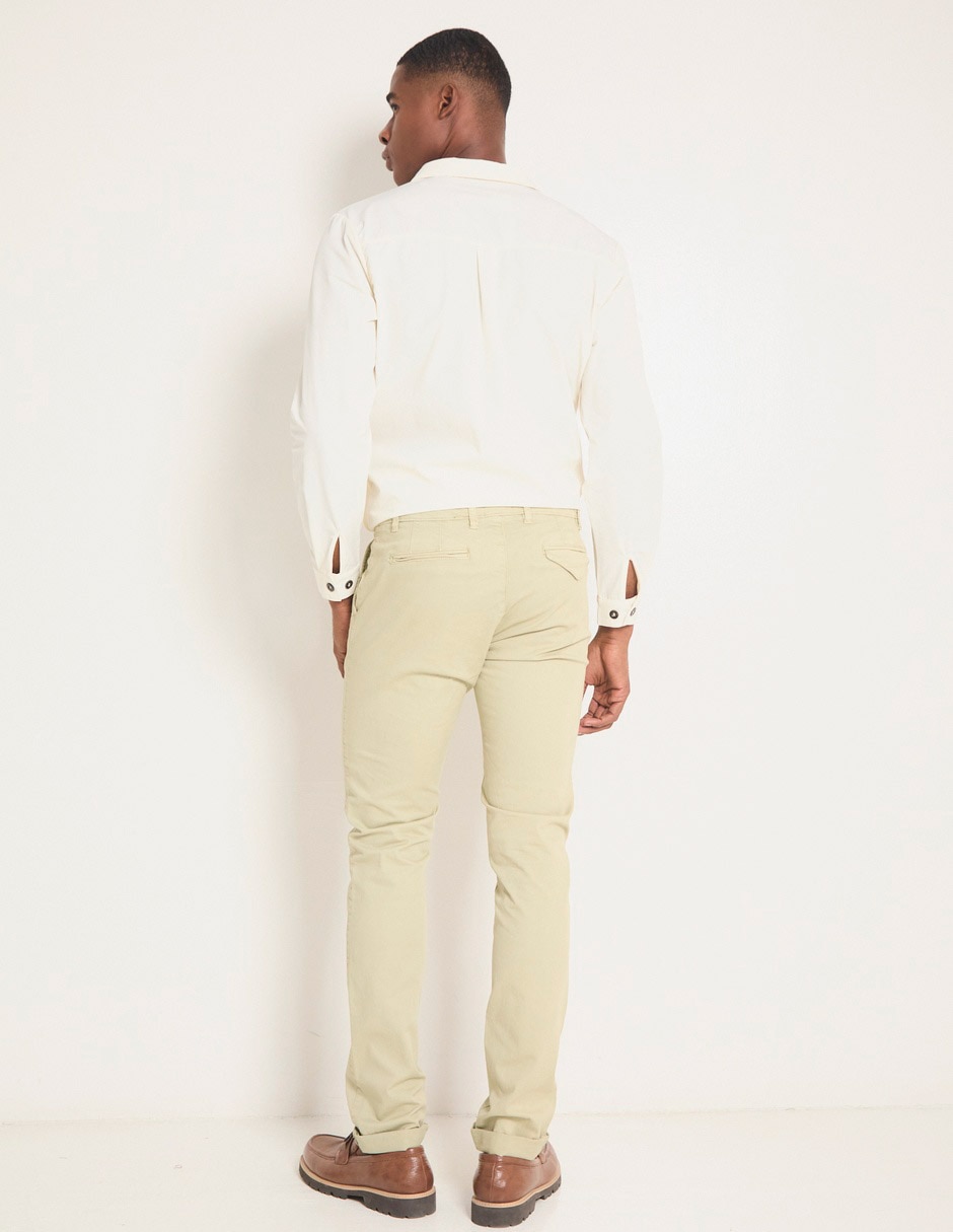 Pantalón slim de algodón para hombre 2