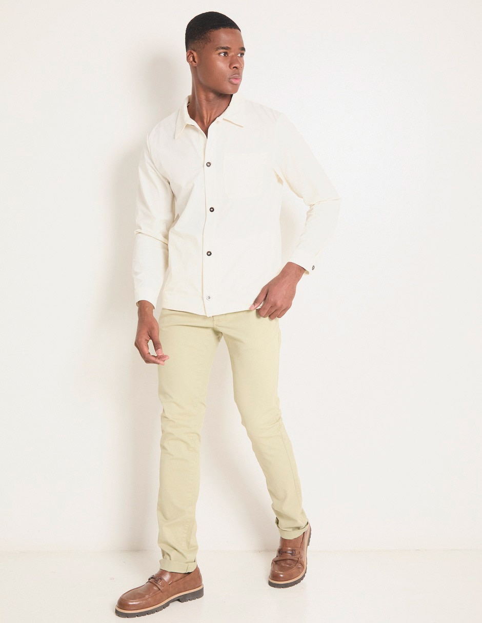 Pantalón slim de algodón para hombre 3