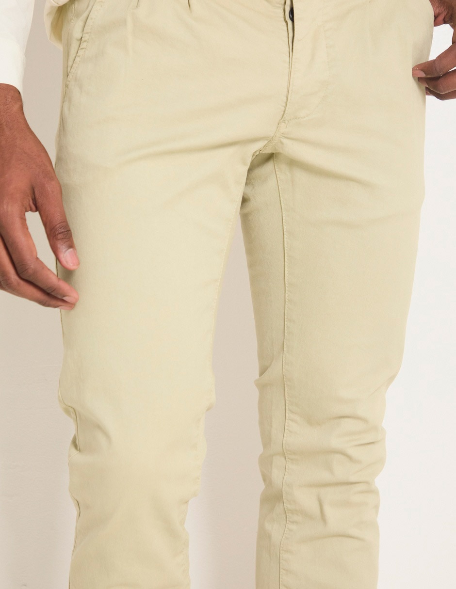 Pantalón slim de algodón para hombre 4