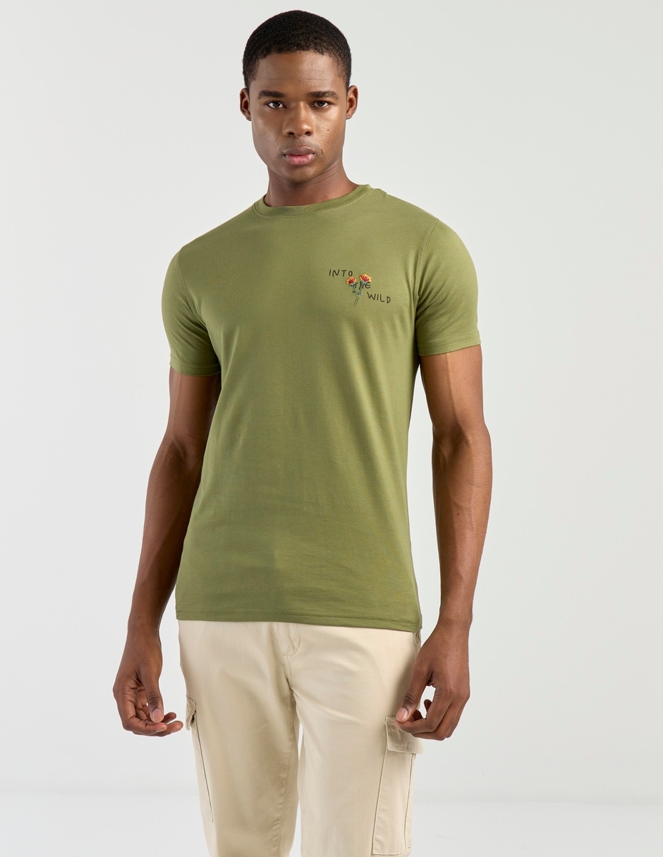 Playera cuello redondo para hombre