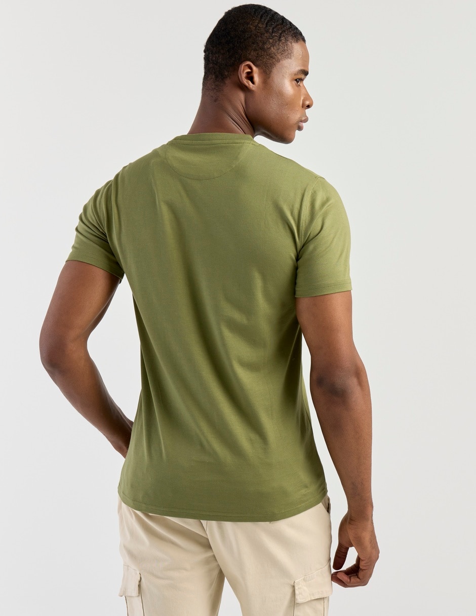 Playera cuello redondo para hombre 2