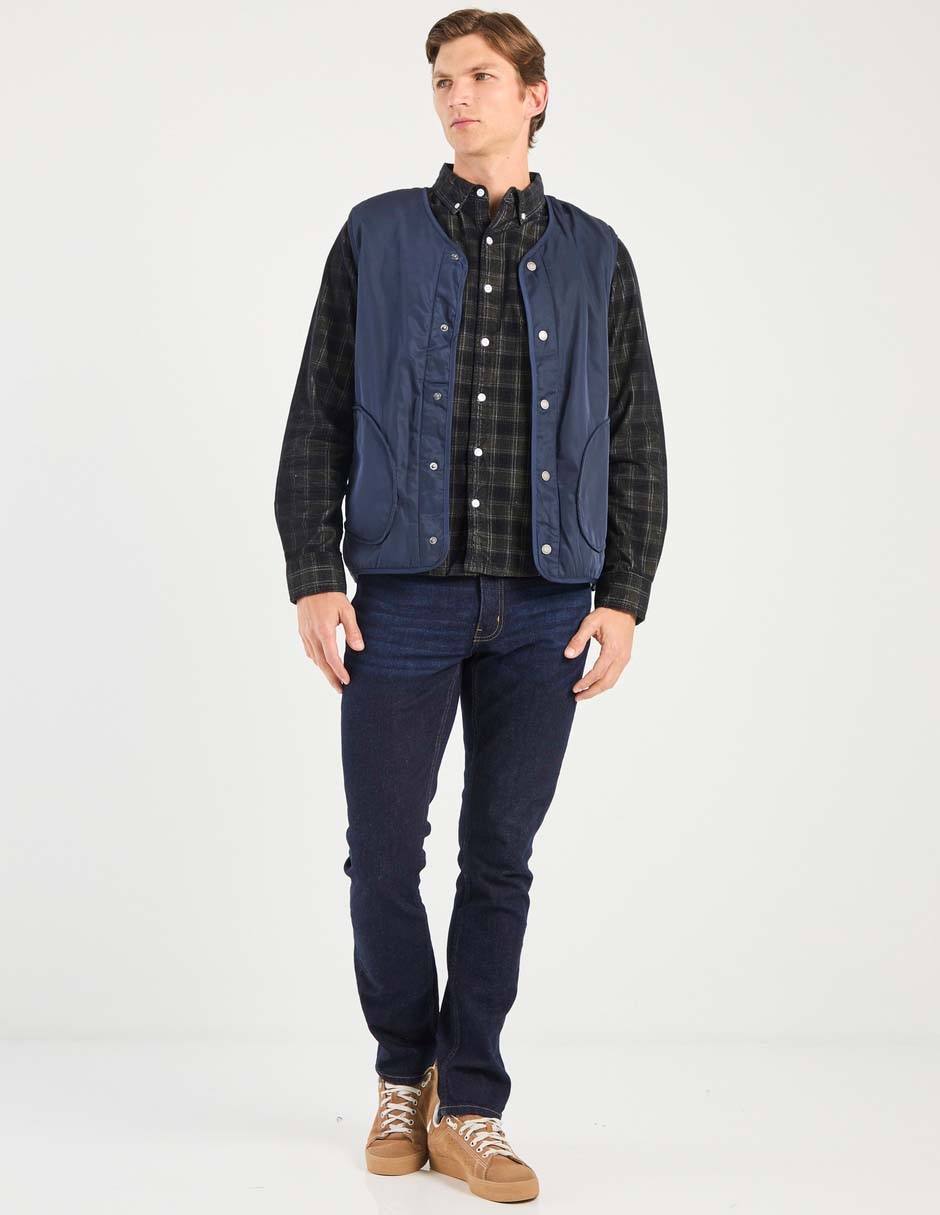 Camisa casual de algodón manga larga para hombre 3