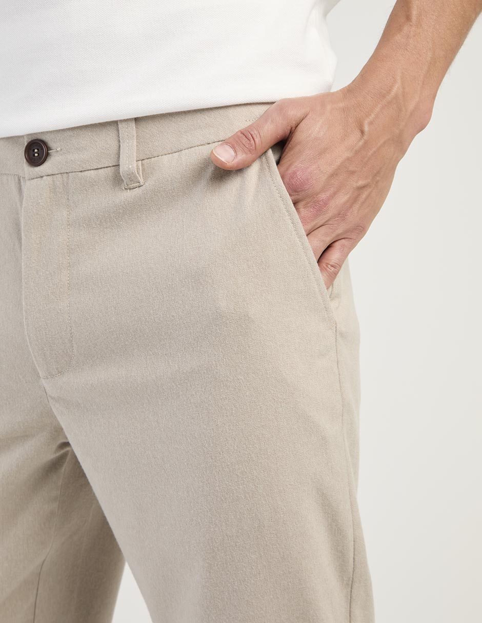 Pantalón chino recto para hombre 4