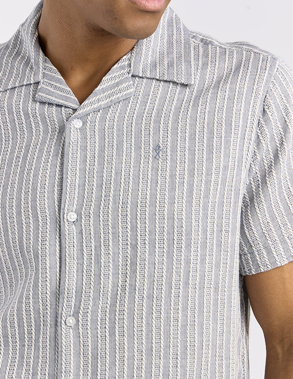 Camisa casual de algodón manga corta para hombre 4