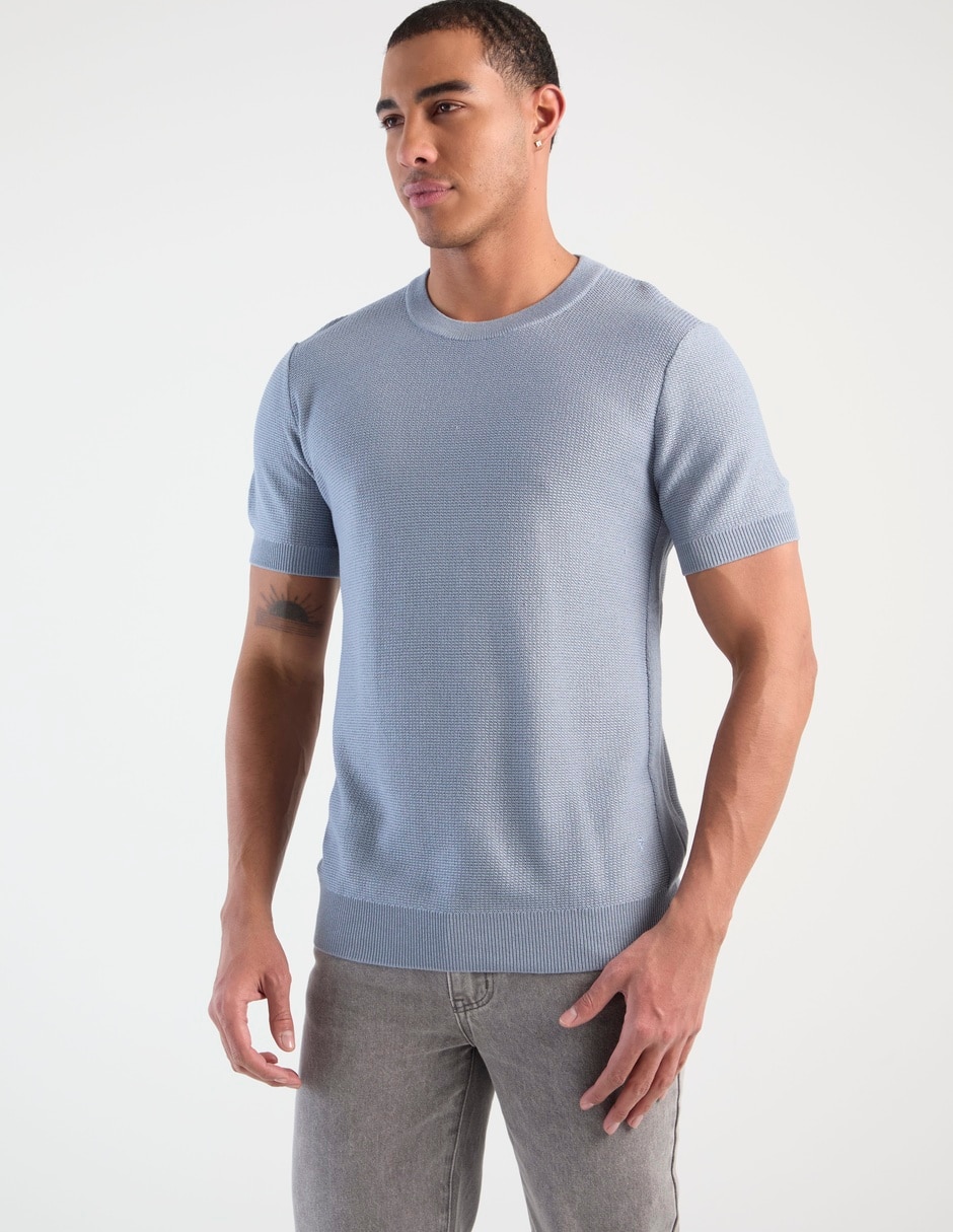 Playera cuello redondo para hombre