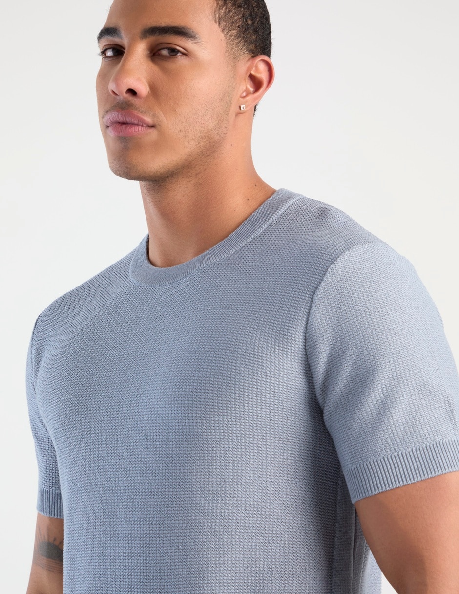 Playera cuello redondo para hombre 4