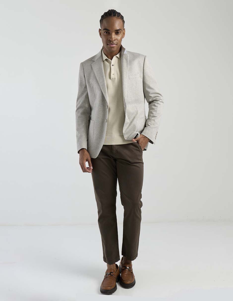 Pantalón casual chino slim de algodón para hombre 3