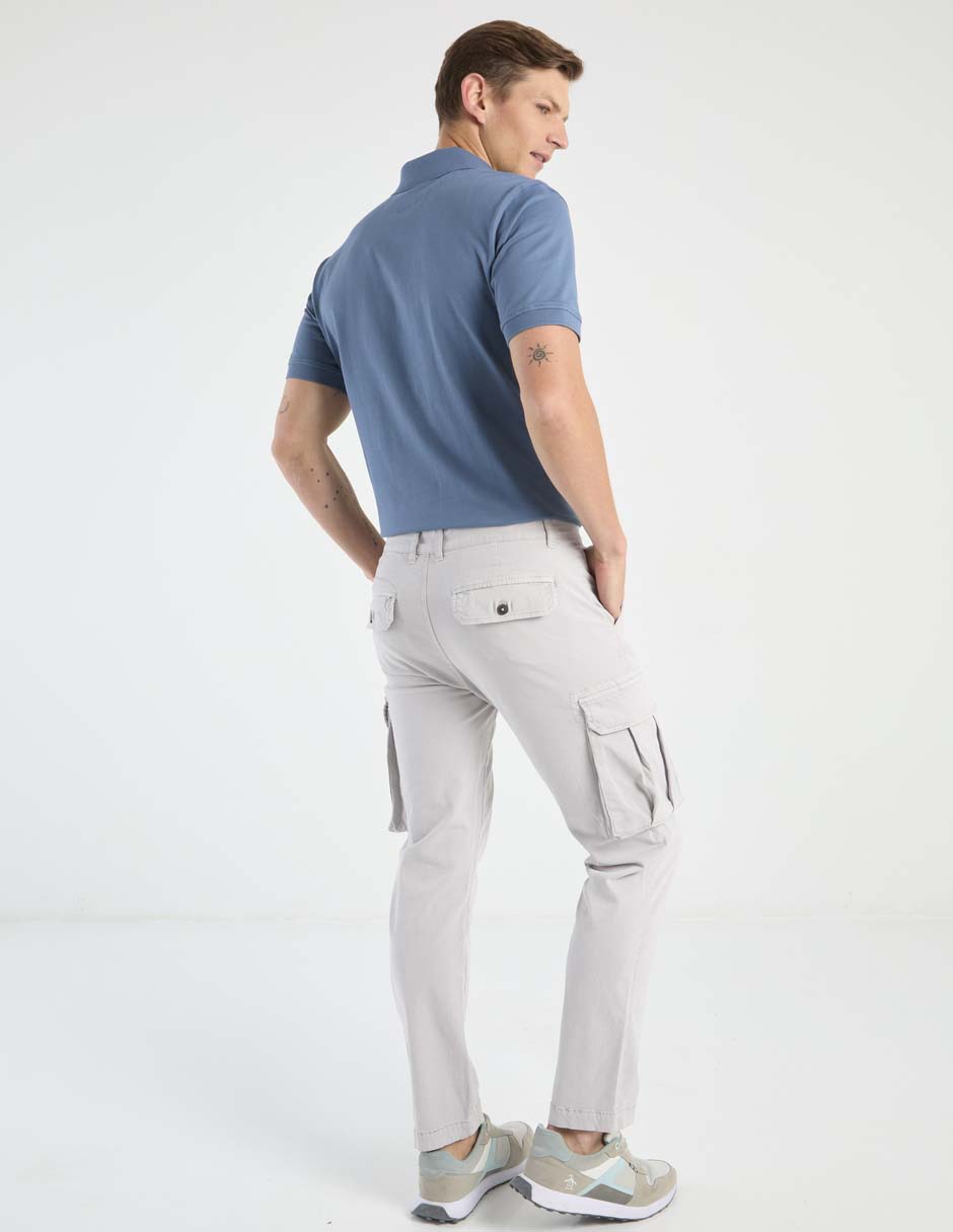Pantalón cargo slim para hombre 2