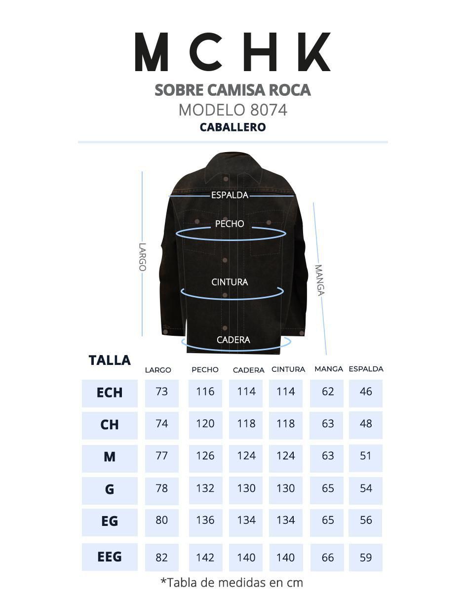 Sobrecamisa casual de mezclilla manga larga para hombre 5