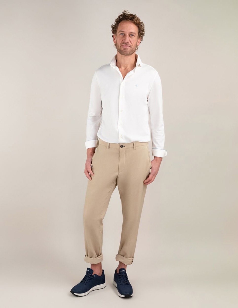 Camisa casual manga larga para hombre 3