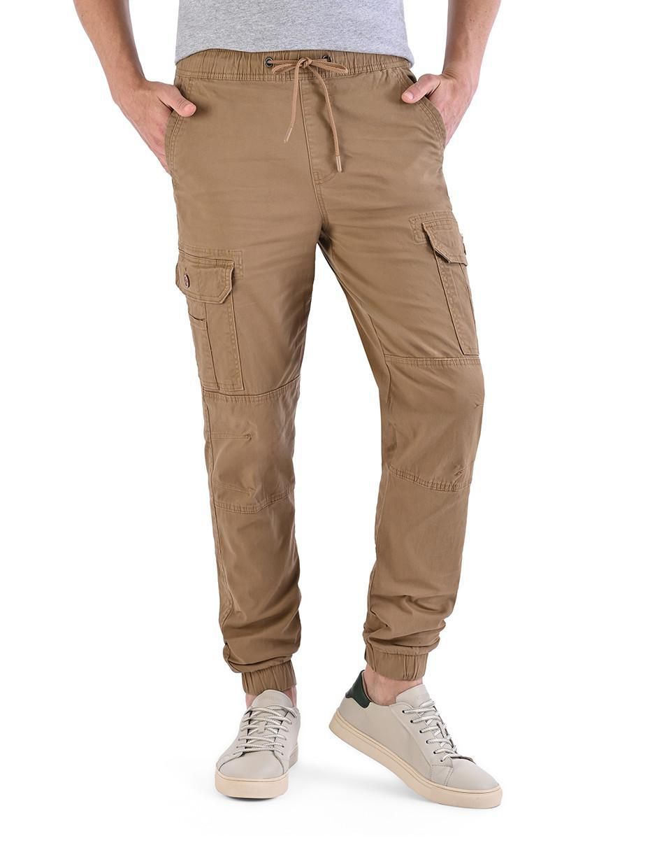 Jogger regular Nyd Cargo bolsillos con solapa para hombre