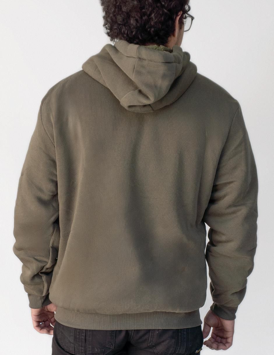 Chamarra casual con capucha para hombre 2