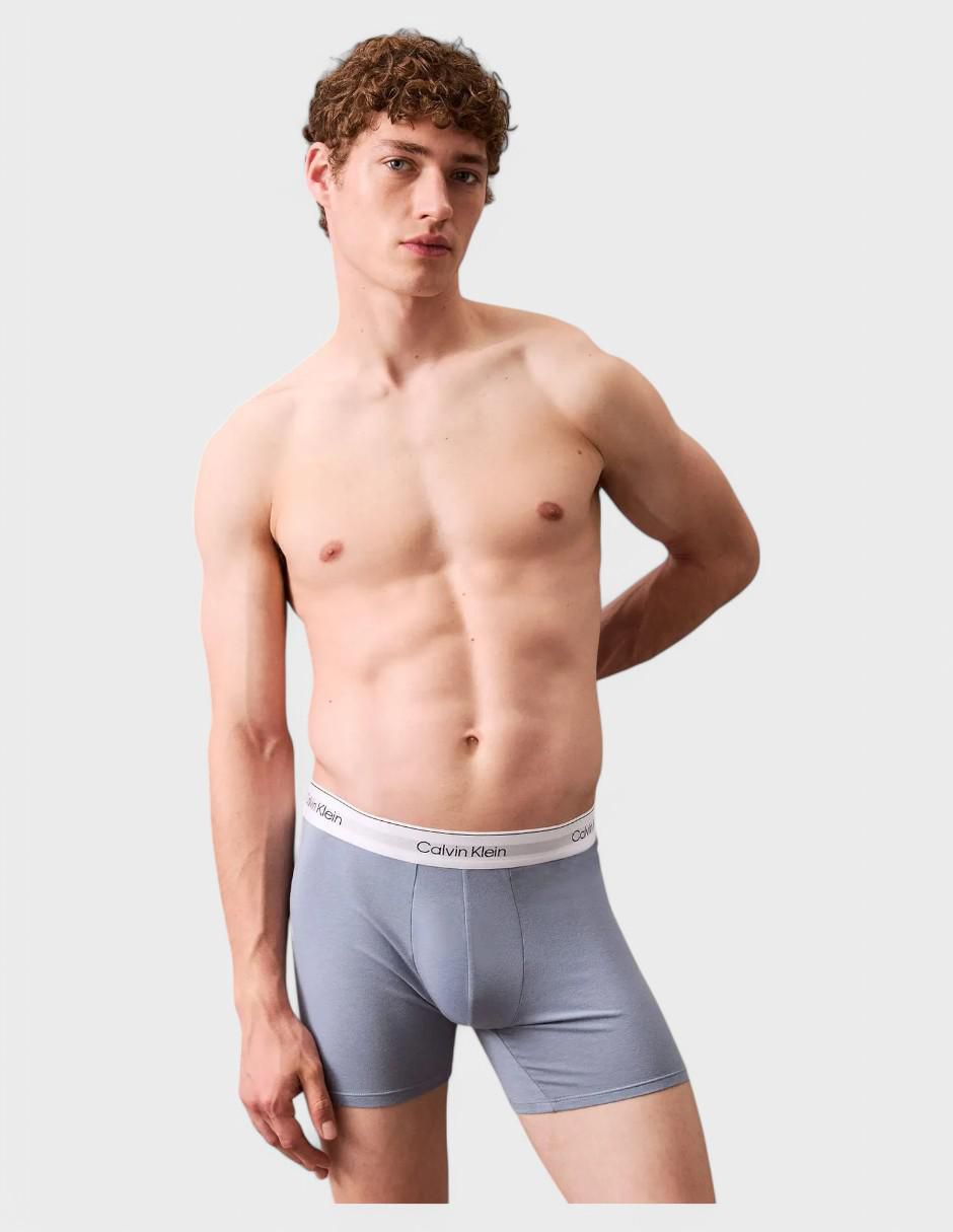 Set de bóxer brief de algodón para hombre 3 piezas