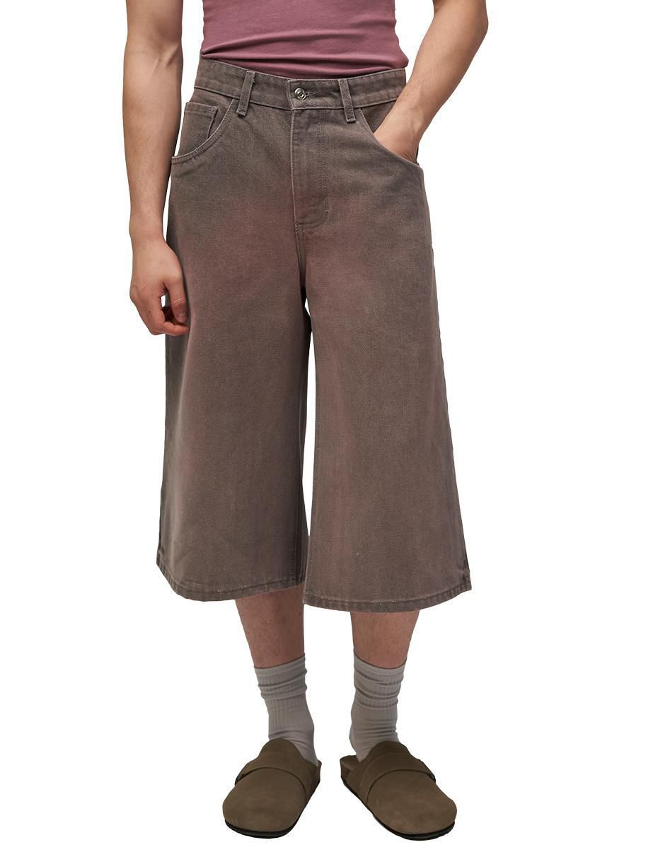Bermuda de mezclilla para hombre
