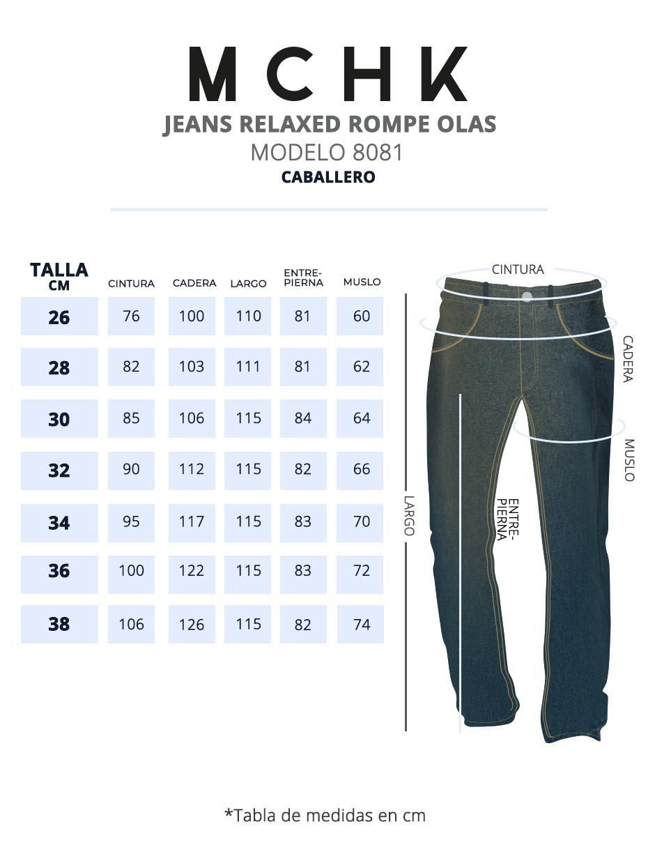 Jeans relaxed slim lavado obscuro para hombre 6