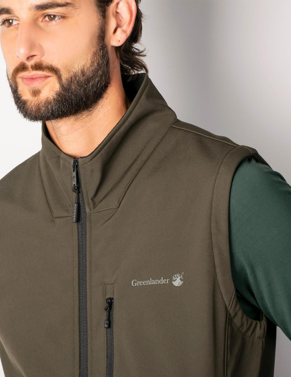 "chaleco" greenlander no poliéster con bolsillos "para hombre"