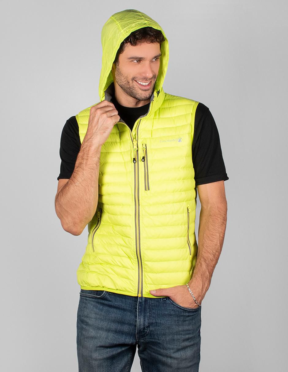 "chaleco" greenlander no poliéster capucha desmontable "para hombre"