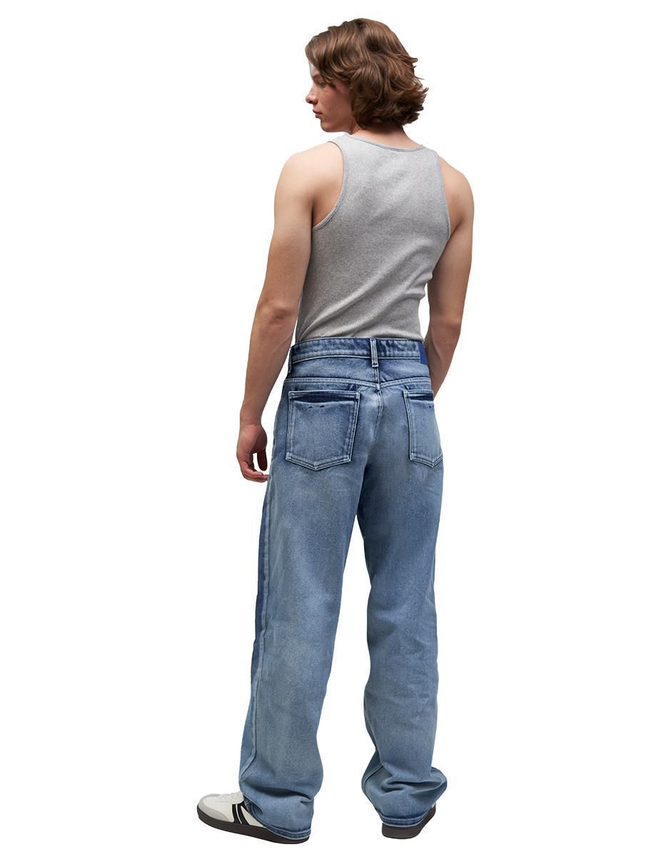 Jeans slim 8087 lavado medio para hombre 2