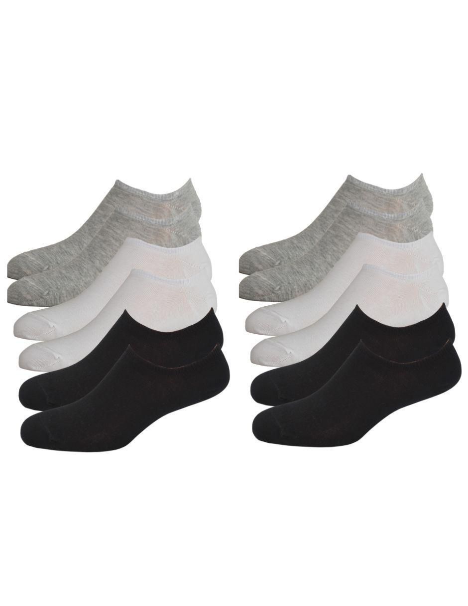 Set de tín invisible de algodón para hombre 6 pares