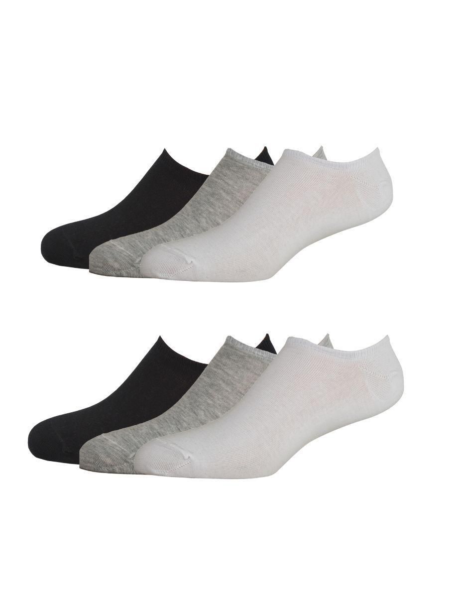 Set de tín invisible de algodón para hombre 6 pares 2