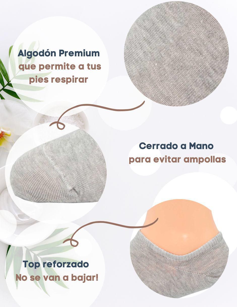 Set de tín invisible de algodón para hombre 6 pares 3